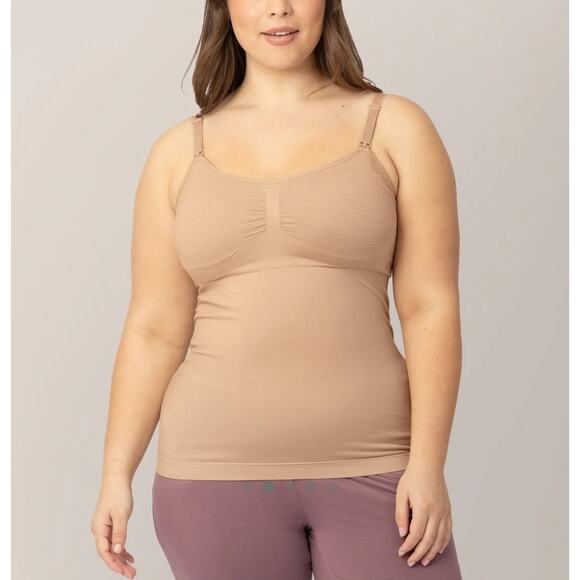 NWT KINDRED BRAVELY Sublime Hands-Free Pumping & Nursing Tank XXL Beige Brown - Picture 3 of 13